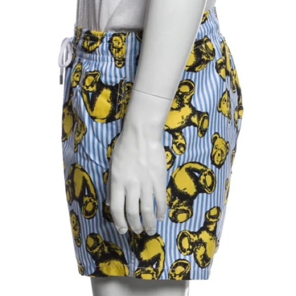 VILEBREQUIN & PALM ANGELS Printed Swim Trunks Size: S - Picture 2 of 3